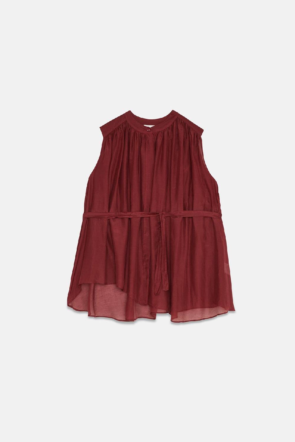 Ottod'Ame Silk Blend Sleeveless Shirt