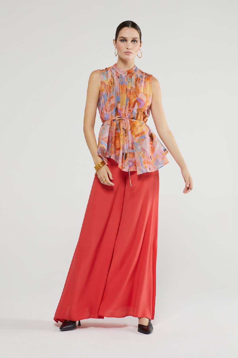 ottod'Ame Silk blend sleeveless shirt