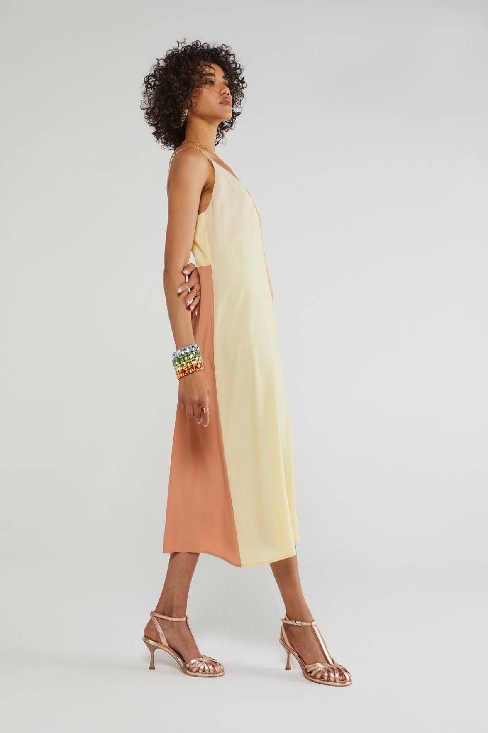 Ottod'Ame Silk Blend Slip Dress