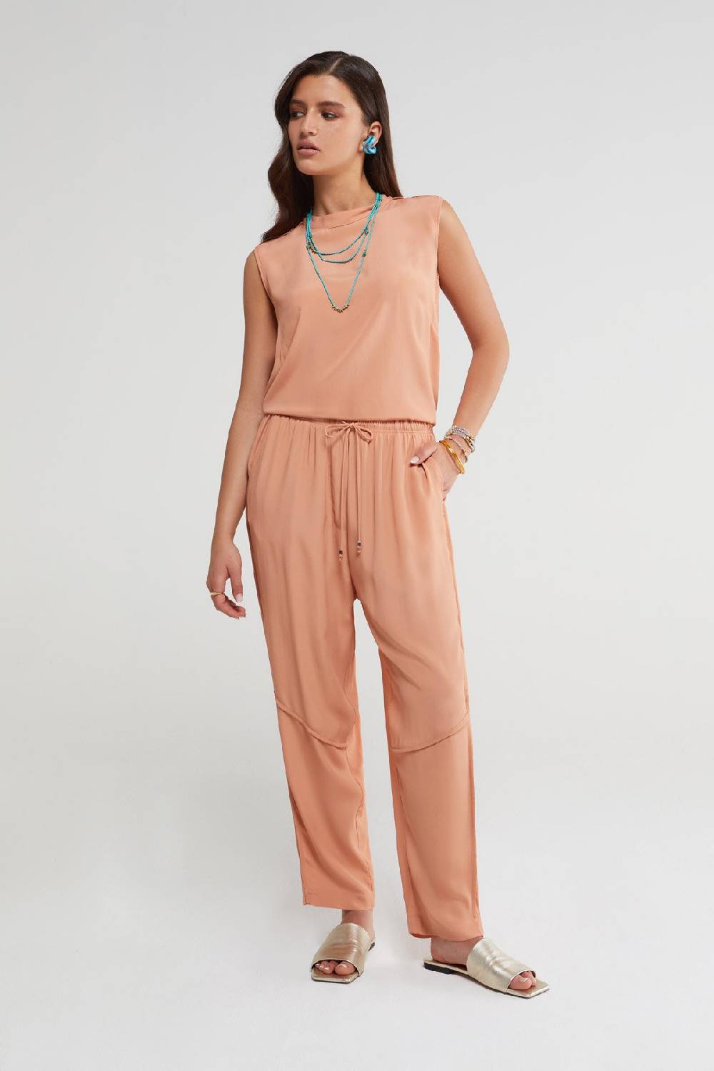 ottod'Ame Silk blend trousers