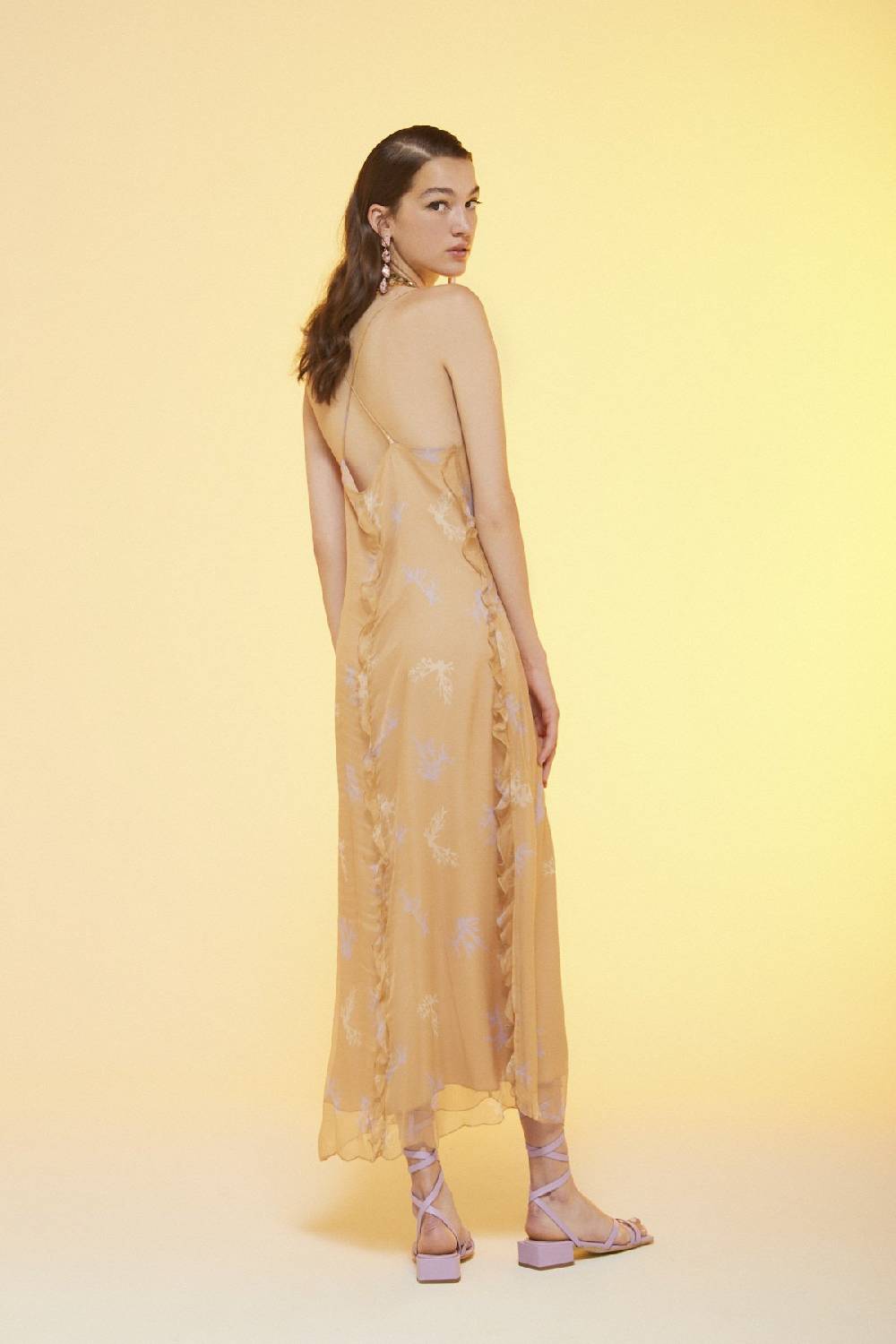 Ottod'Ame Silk Long Dress