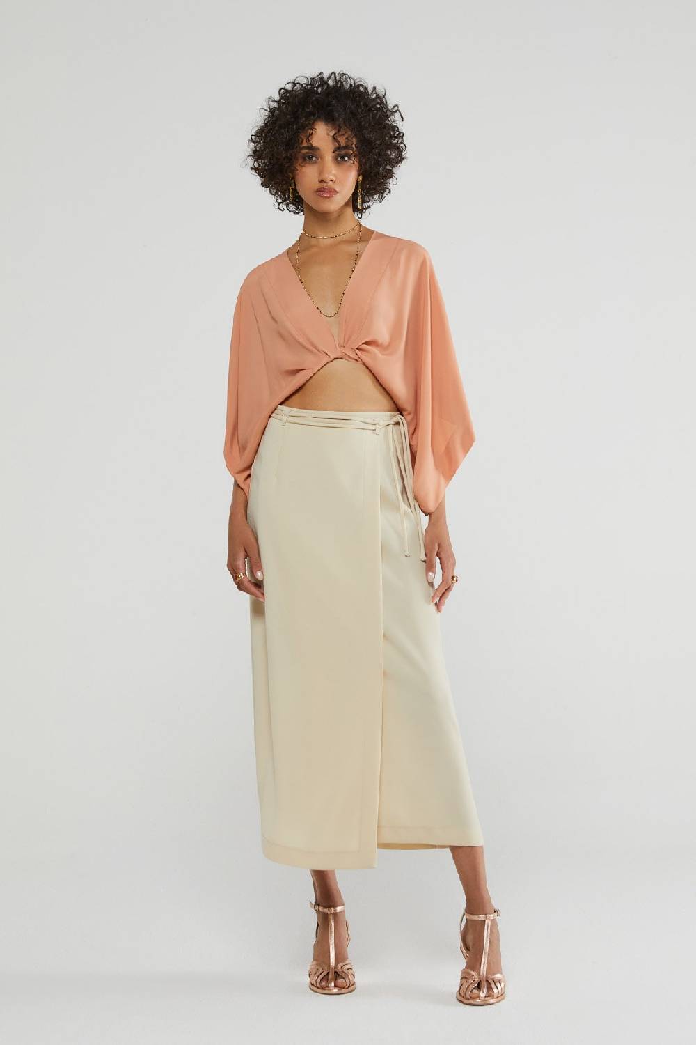 Ottod'Ame Skirt With Lace At The Waist