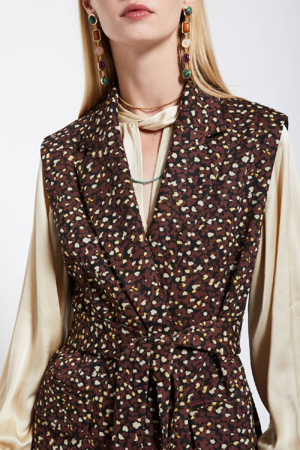 Ottod'Ame Sleeveless Blazer