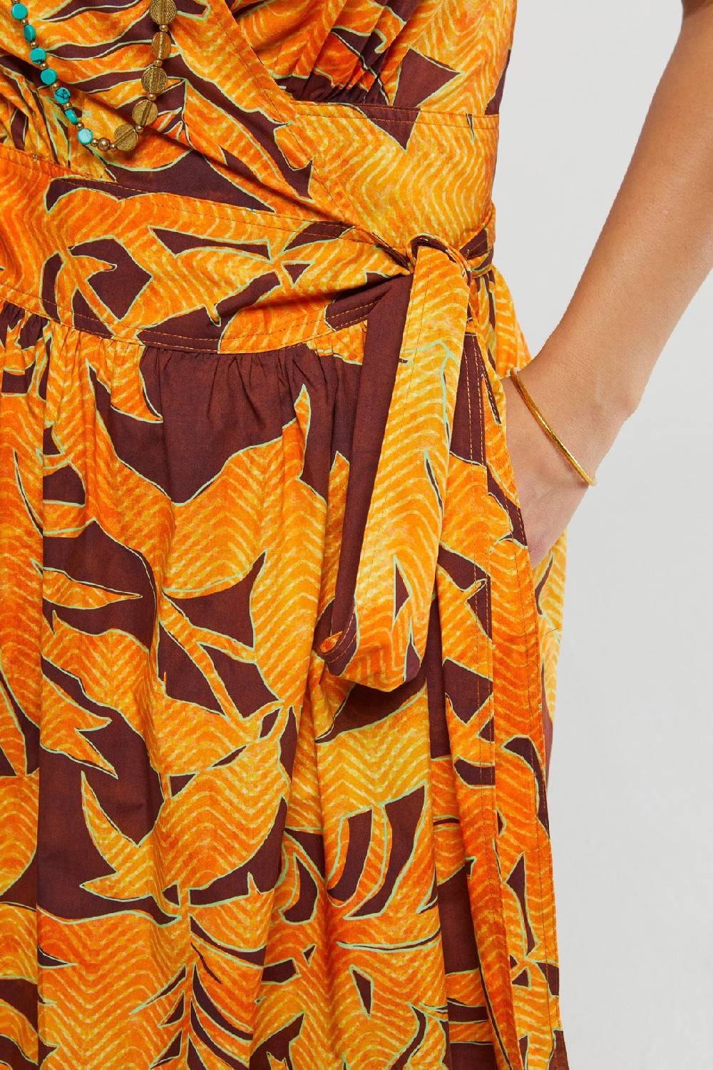 Ottod'Ame Sleeveless Cotton Long Dress