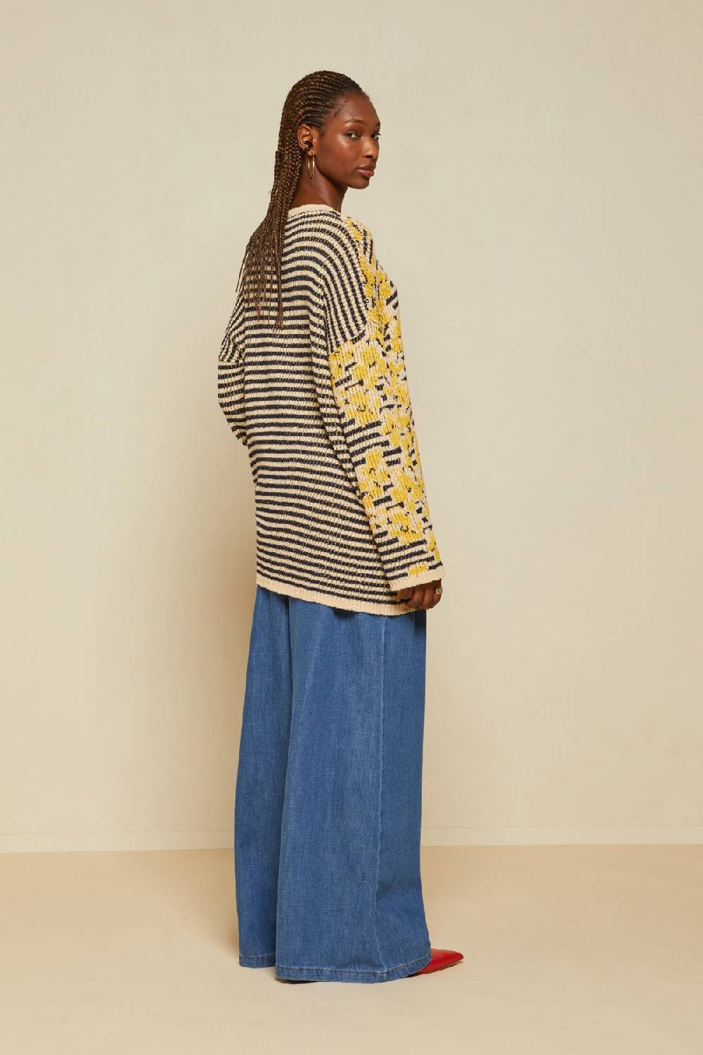 Ottod'Ame Soft Oversized Sweater