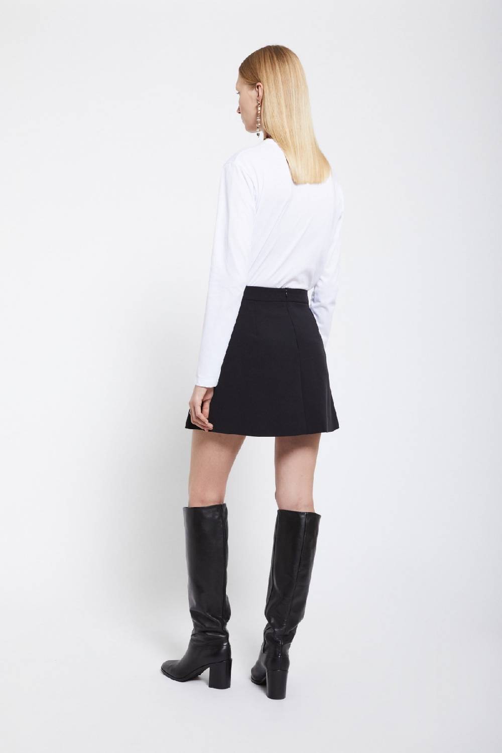 Ottod'Ame Solid Mini Skirt