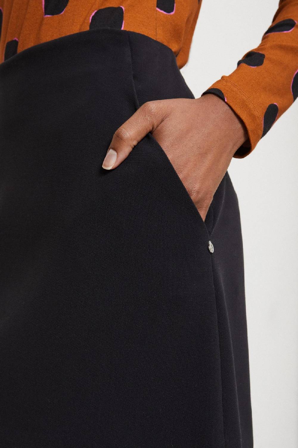 Ottod'Ame Solid Mini Skirt