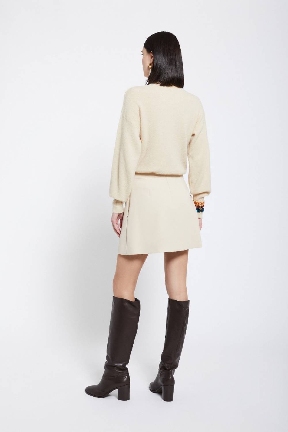 Ottod'Ame Solid Mini Skirt