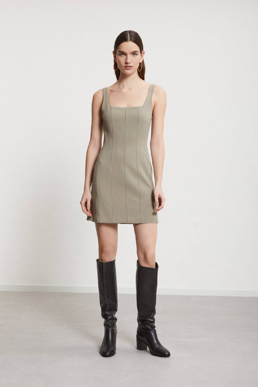 Ottod'Ame Solid Sheath Dress