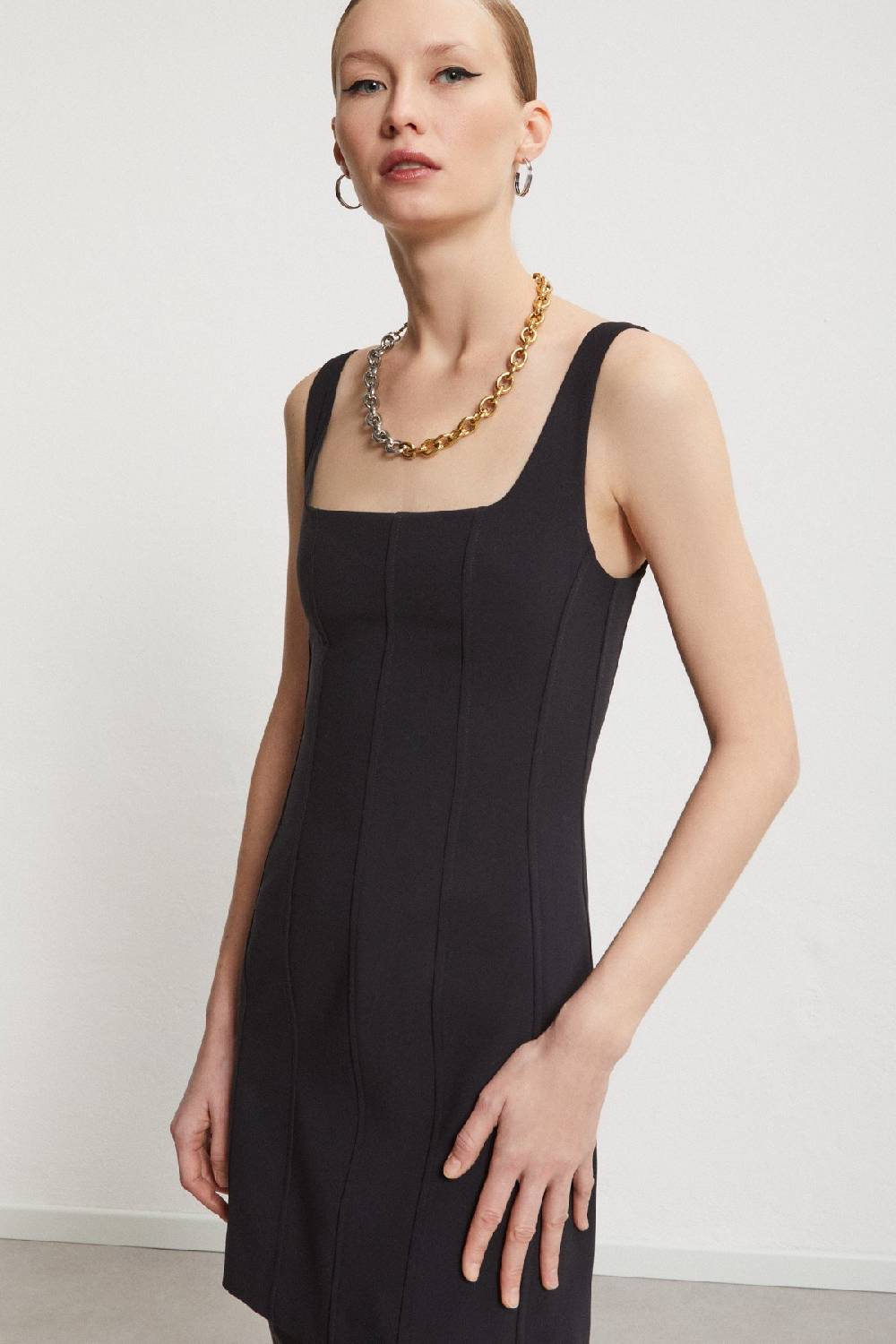 Ottod'Ame Solid Sheath Dress