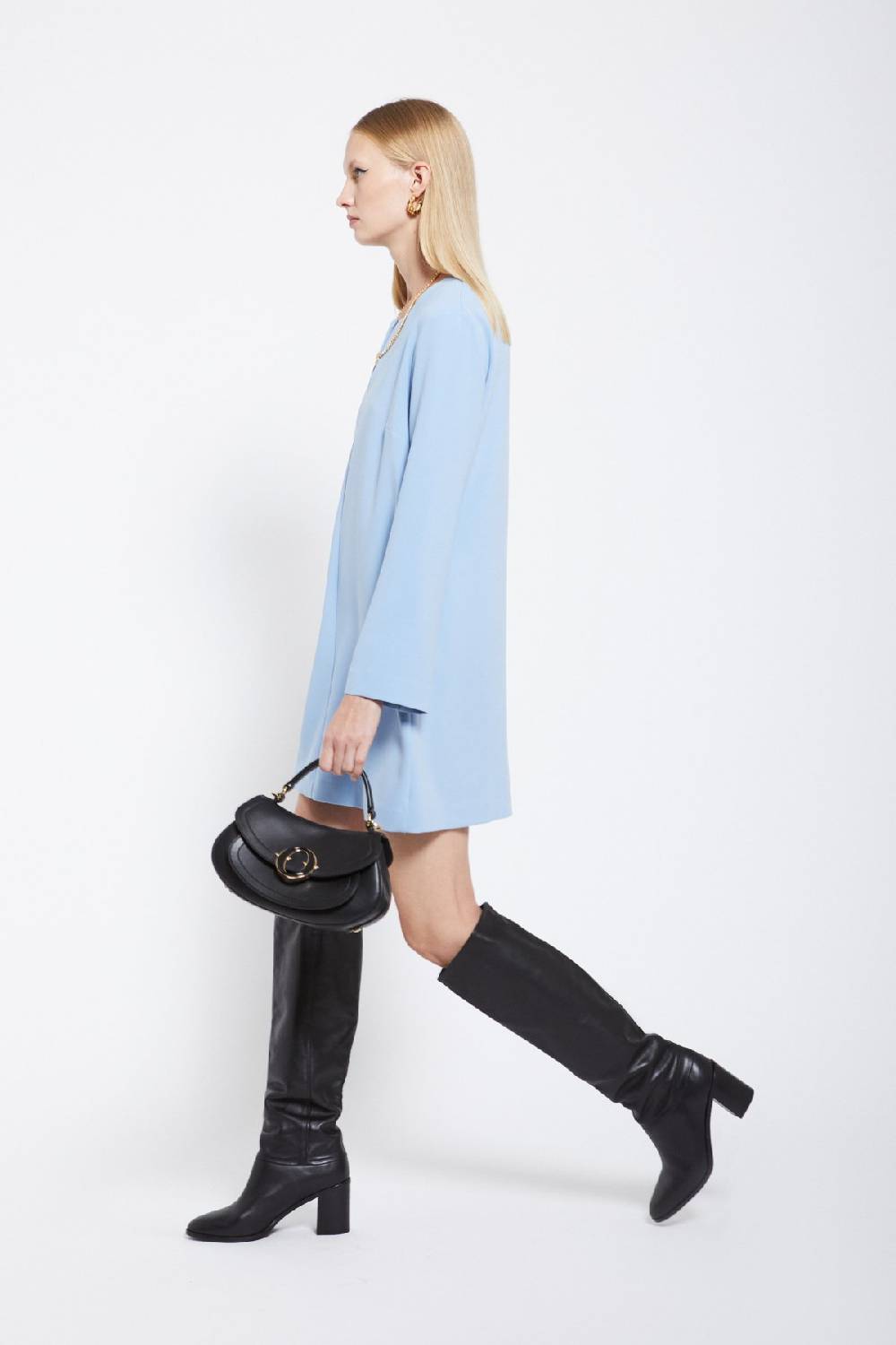 Ottod'Ame Solid Short Dress