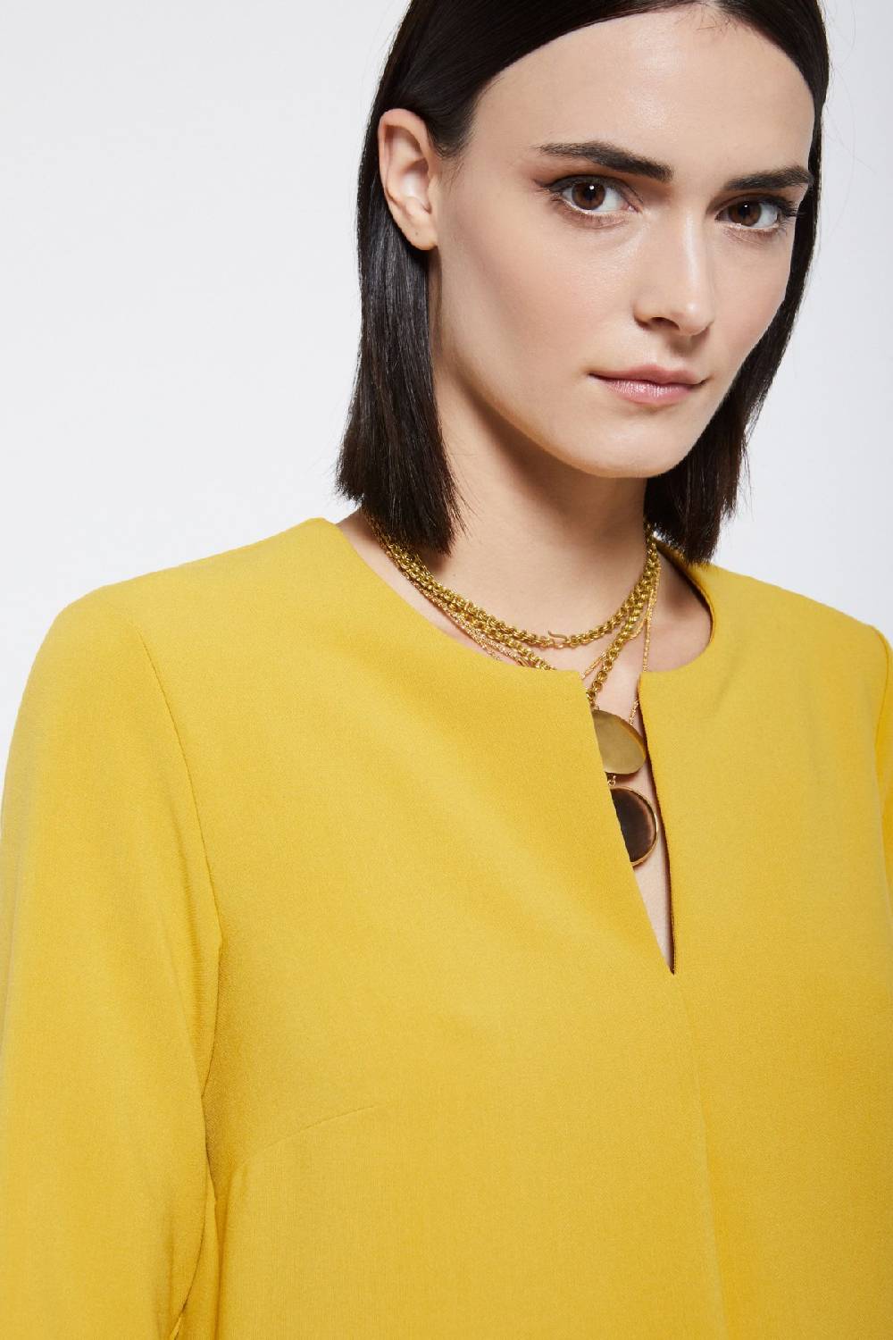 Ottod'Ame Solid Short Dress