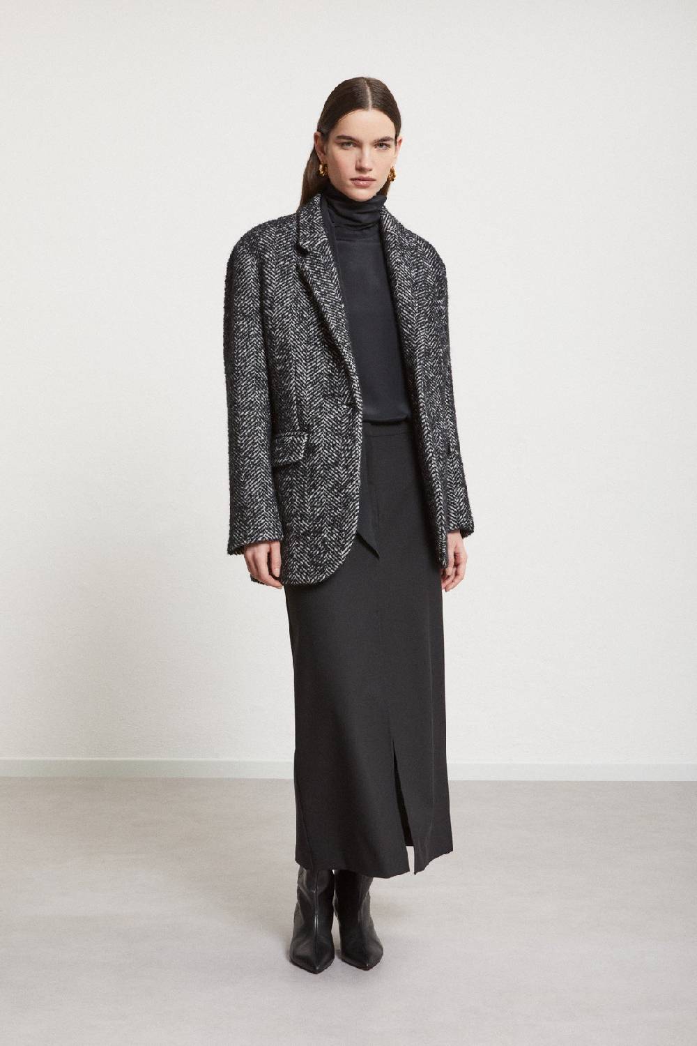 Ottod'Ame Straight Long Skirt