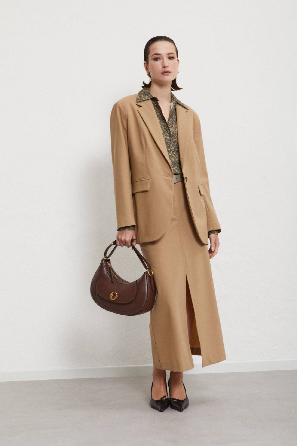 Ottod'Ame Straight Long Skirt