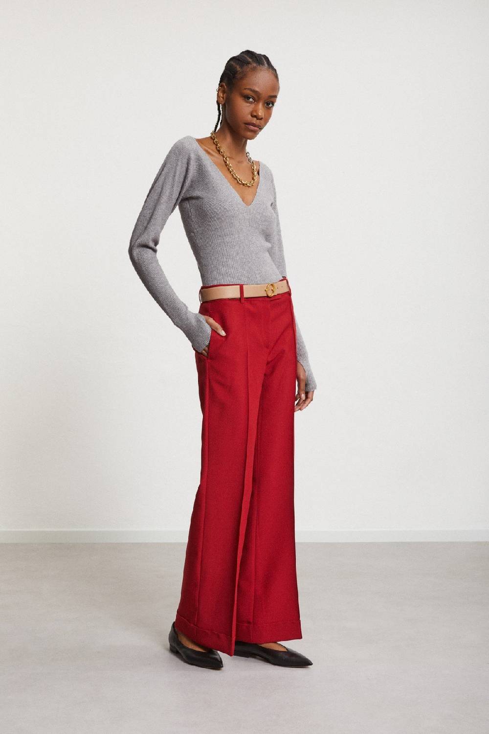 ottod'Ame Straight trousers