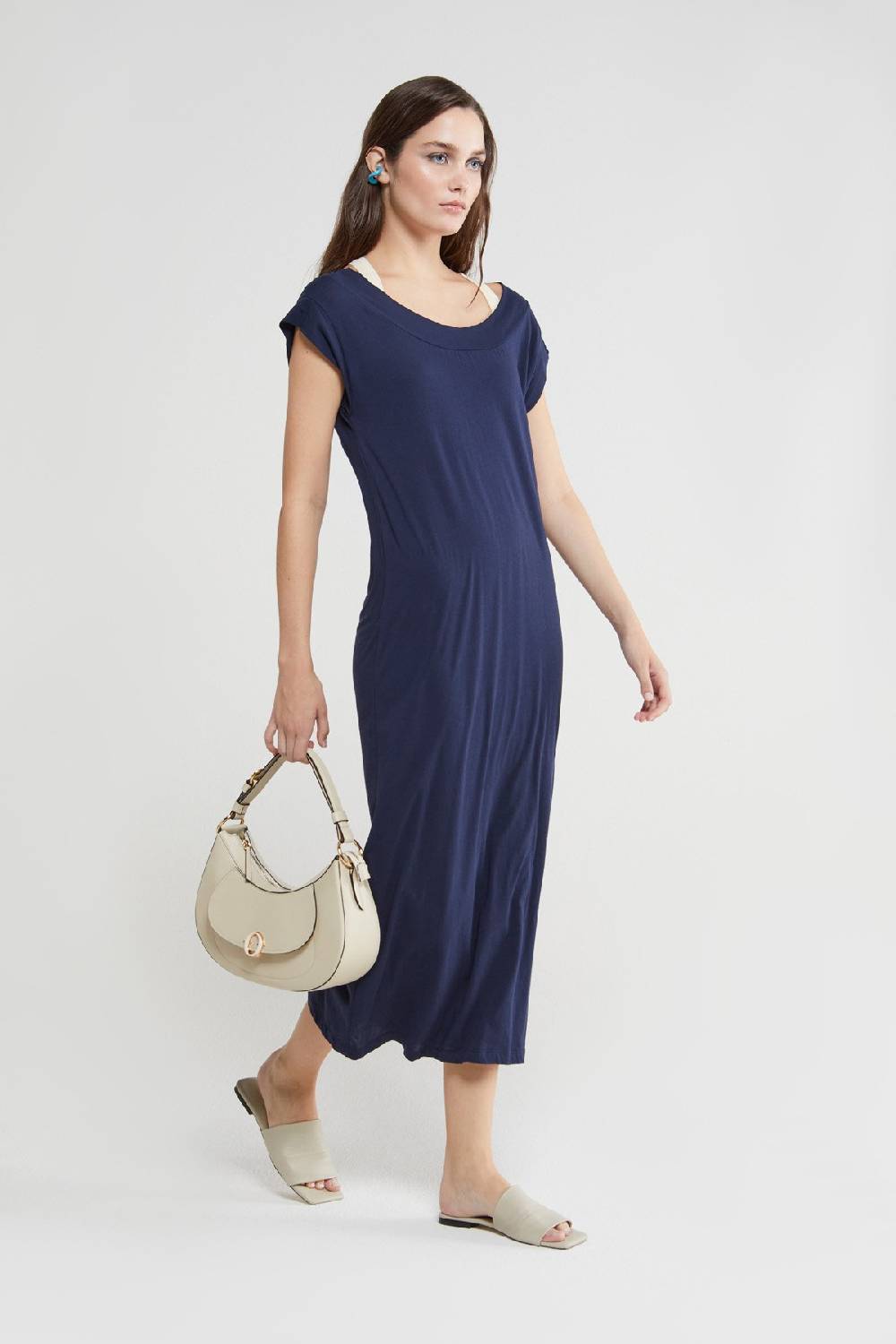 ottod'Ame Stretch cotton long dress