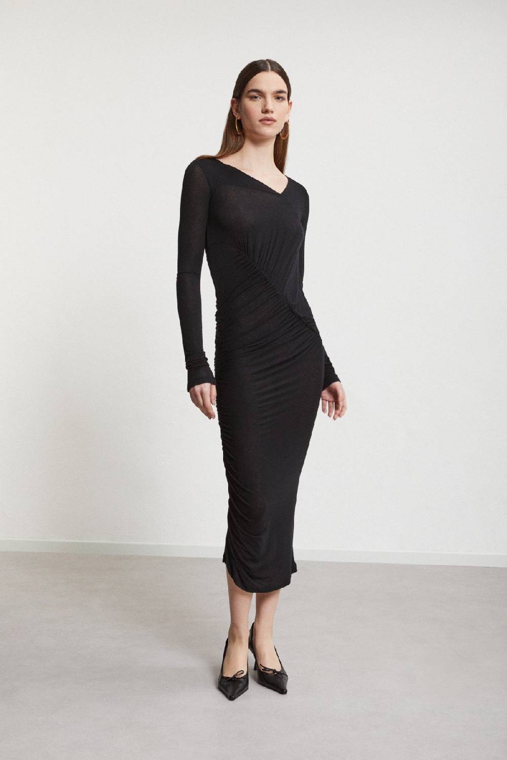 Ottod'Ame Stretch Viscose Long Dress