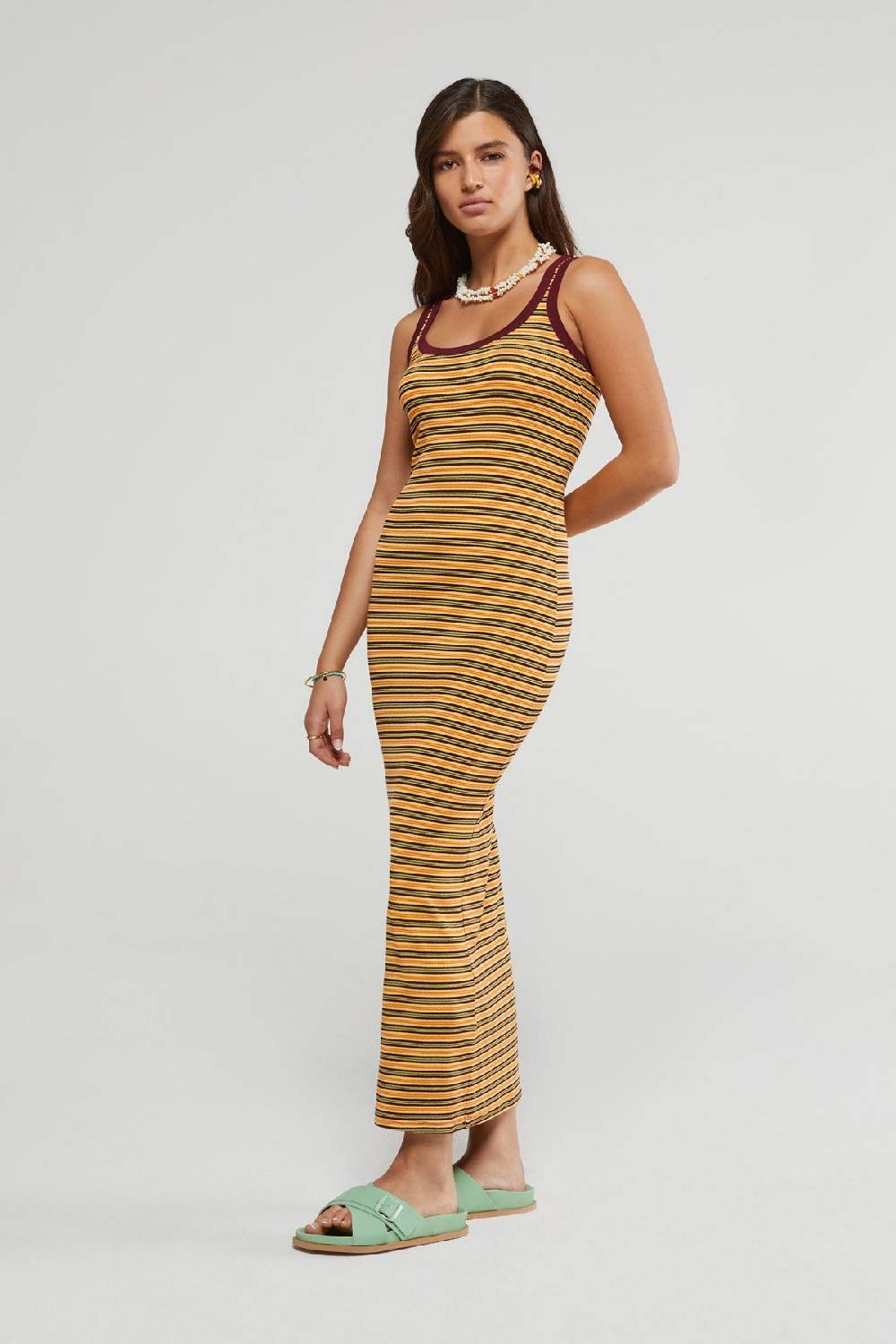ottod'Ame Stretch viscose long dress
