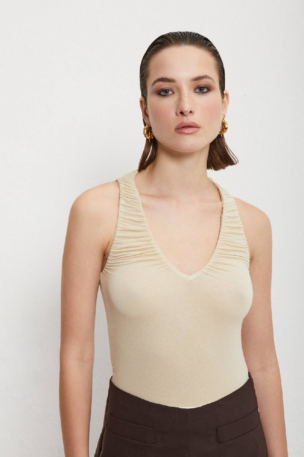 Ottod'Ame Stretch Viscose Tank Top