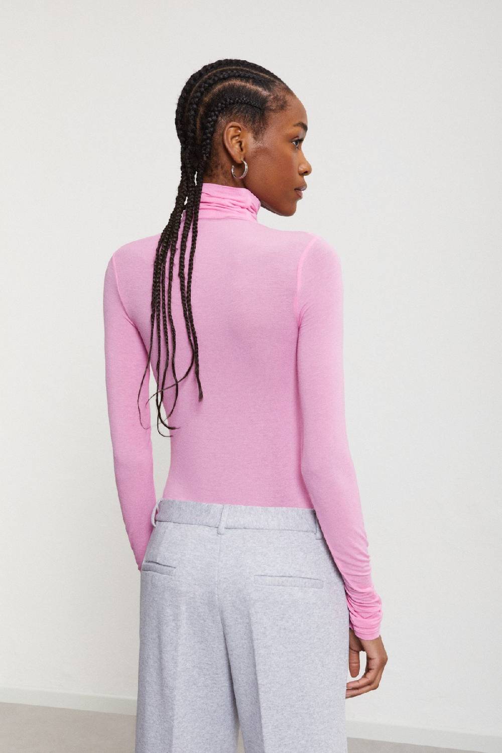 Ottod'Ame Stretch Viscose Turtleneck T-shirt