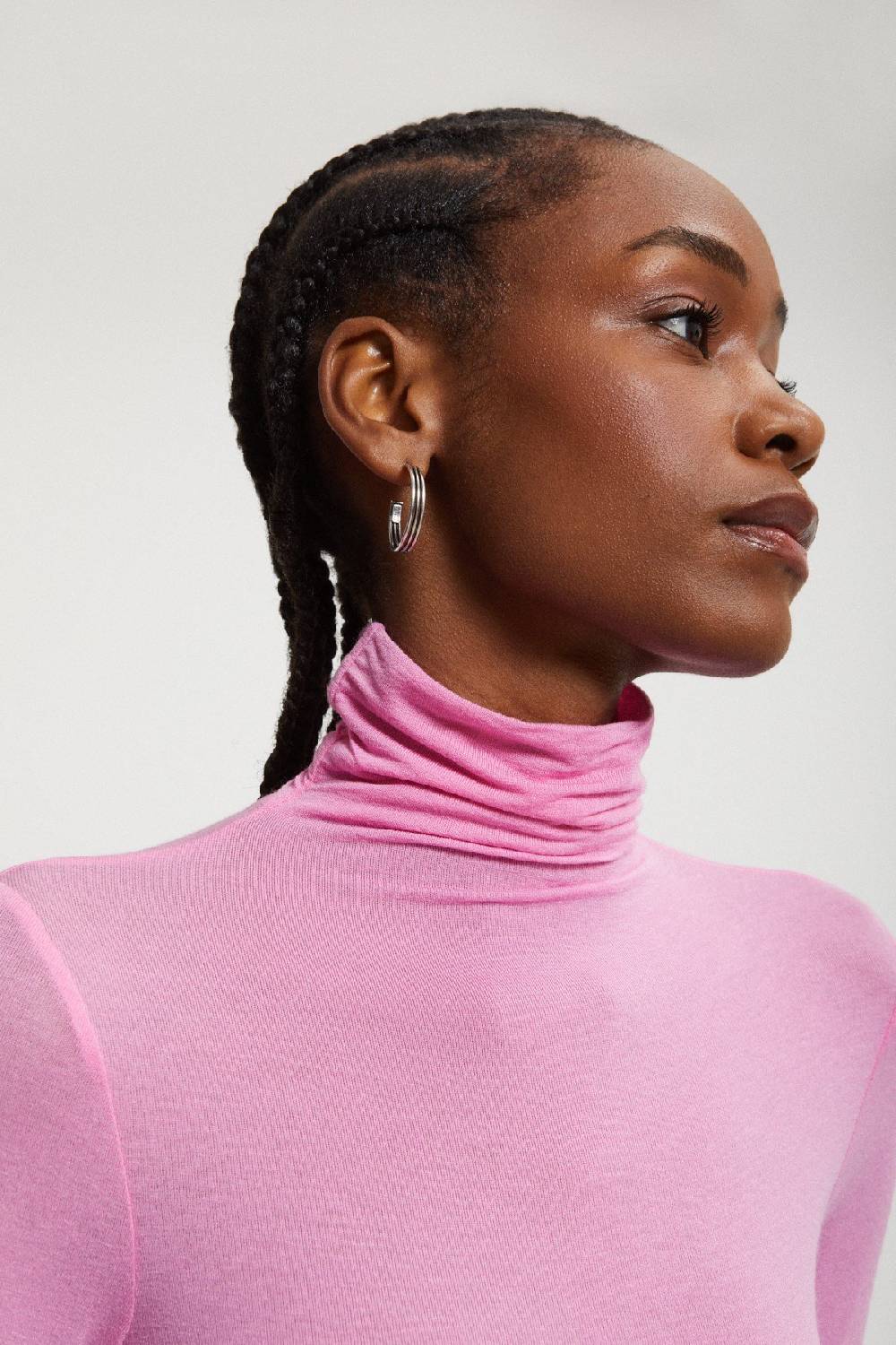 Ottod'Ame Stretch Viscose Turtleneck T-shirt