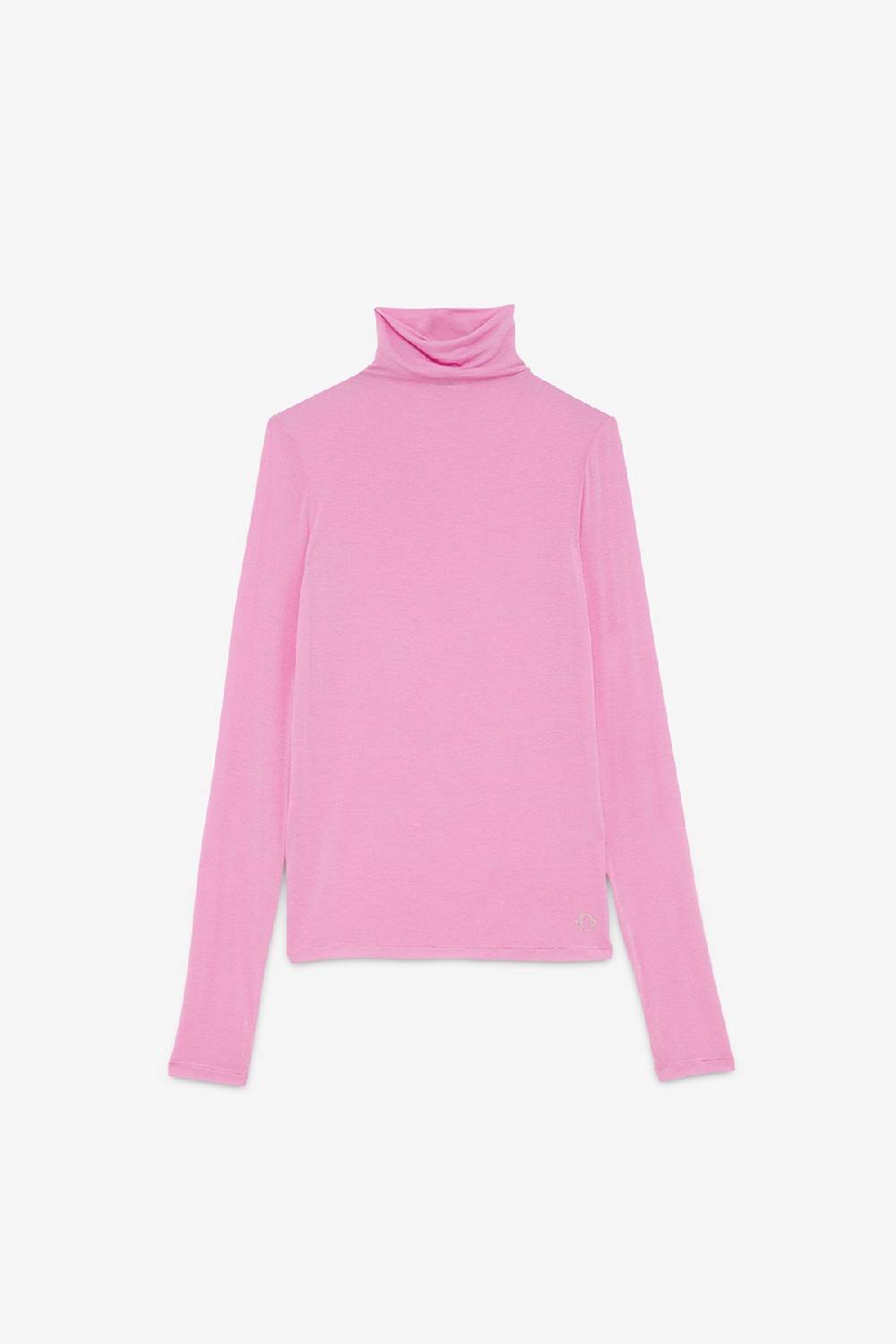 Ottod'Ame Stretch Viscose Turtleneck T-shirt