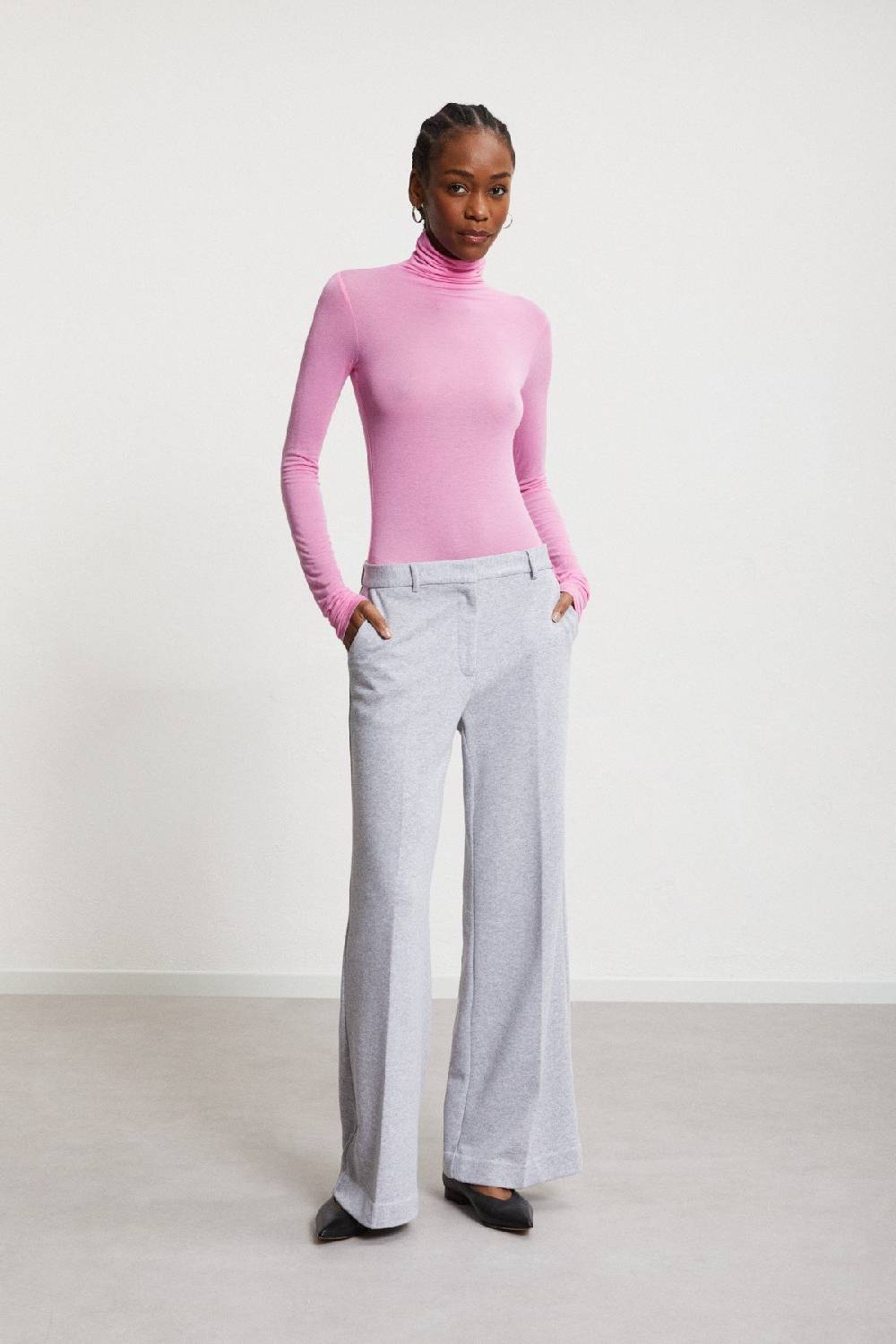 ottod'Ame Stretch viscose turtleneck t-shirt