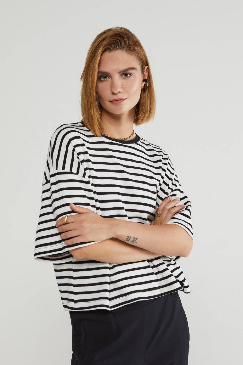 Ottod'Ame Striped Cotton Sweater