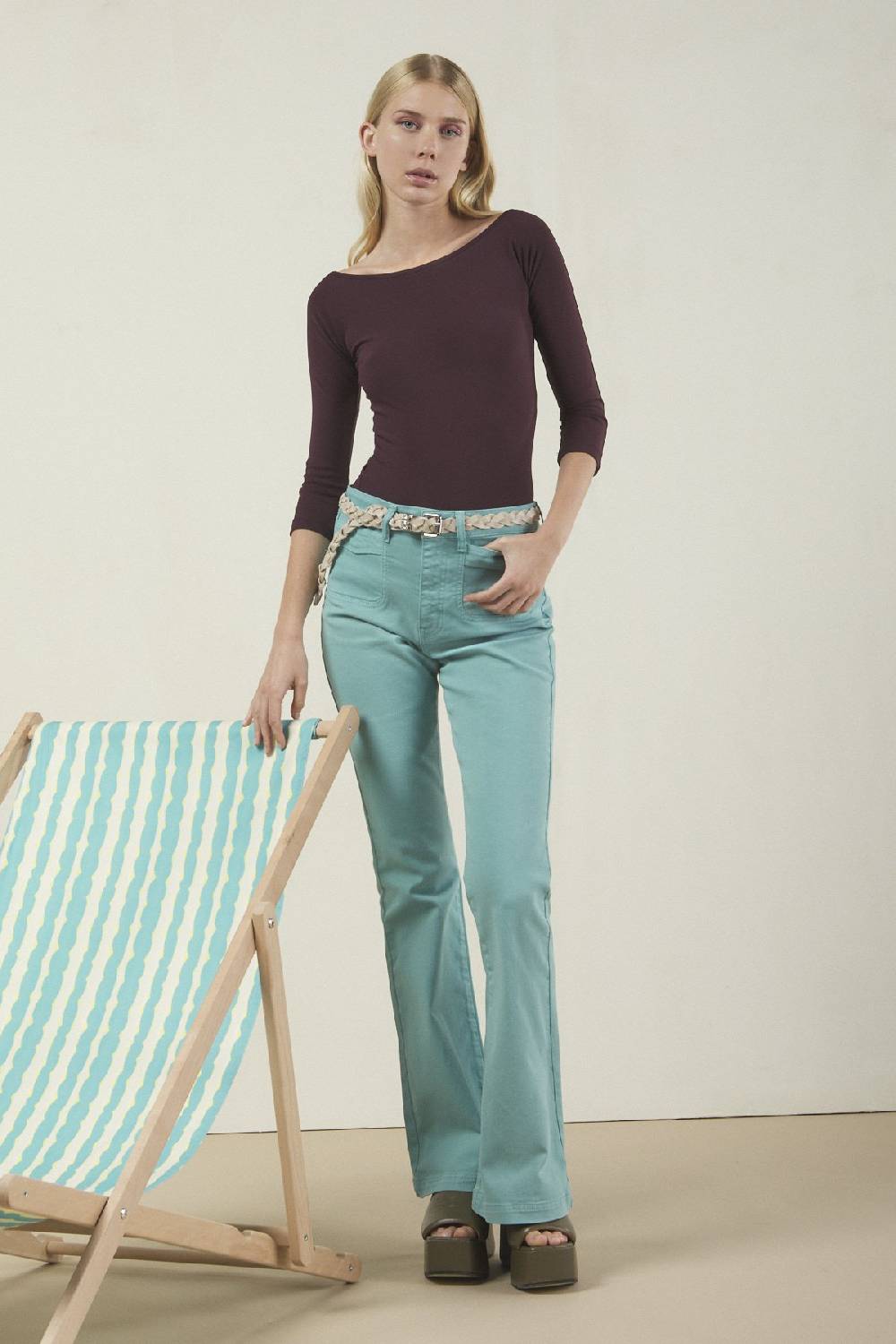 ottod'Ame Sweater with boat neckline