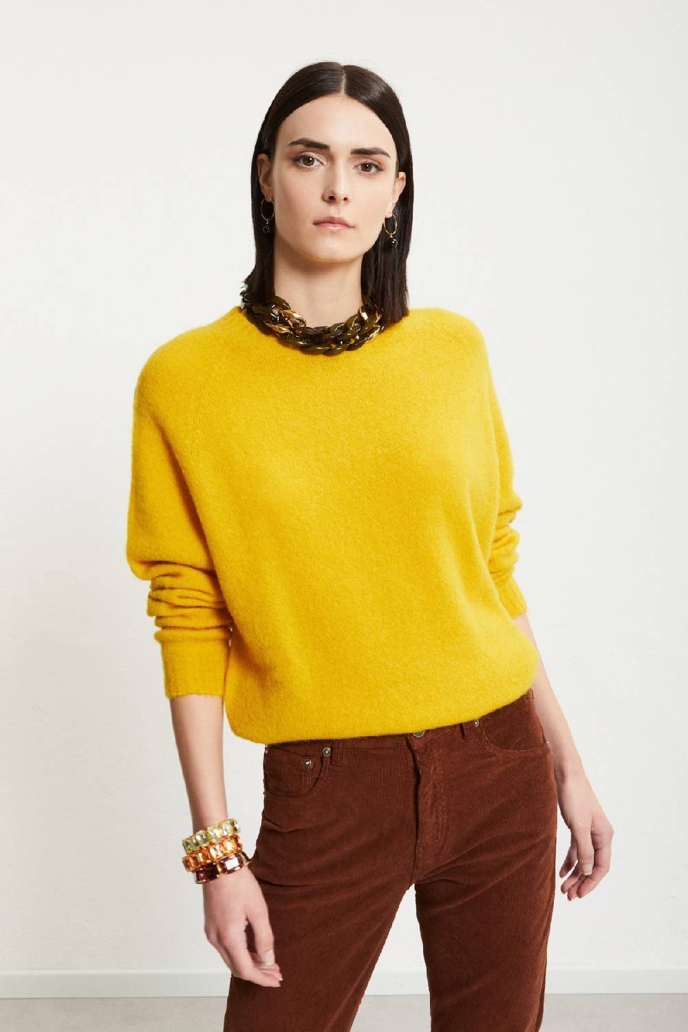 Ottod'Ame Sweater With Rounded Neck