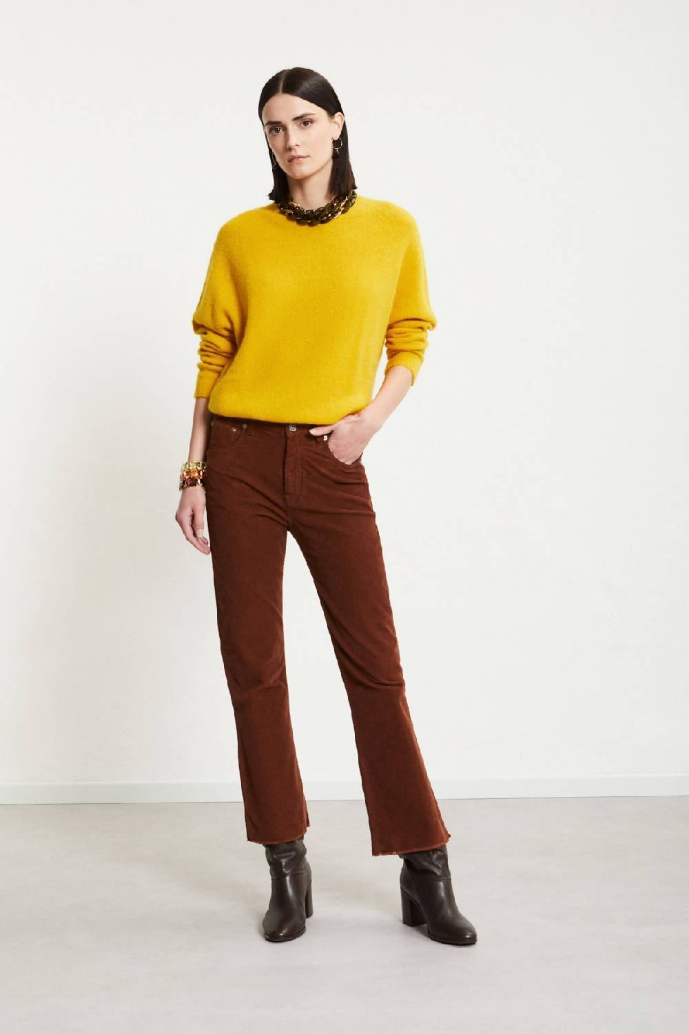 ottod'Ame Sweater with rounded neck