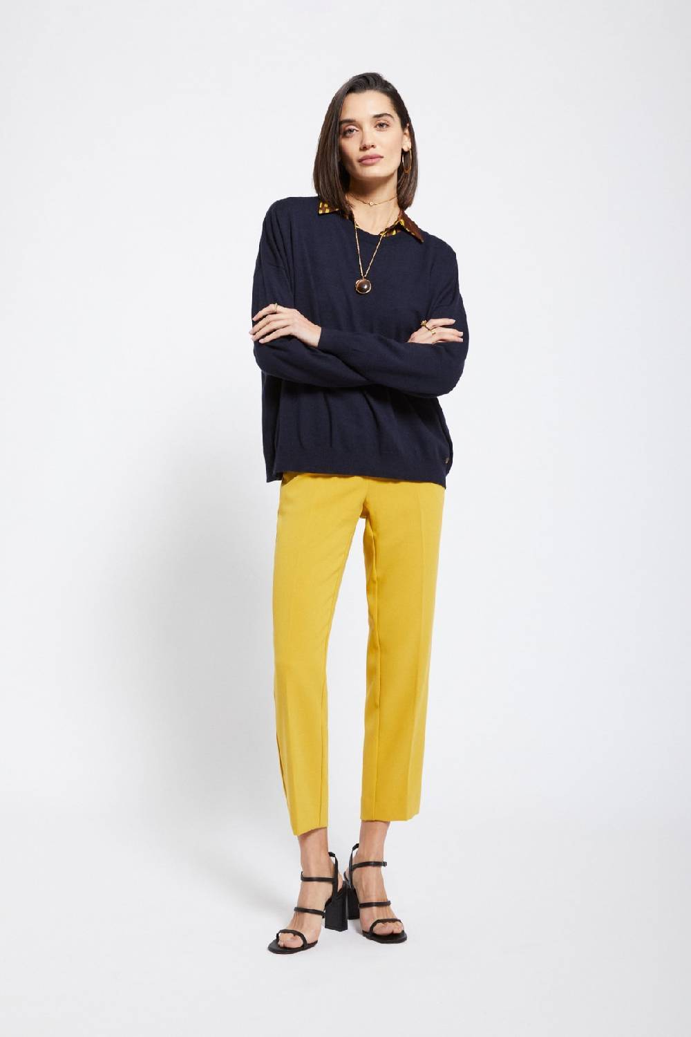 ottod'Ame Sweater with rounded neck