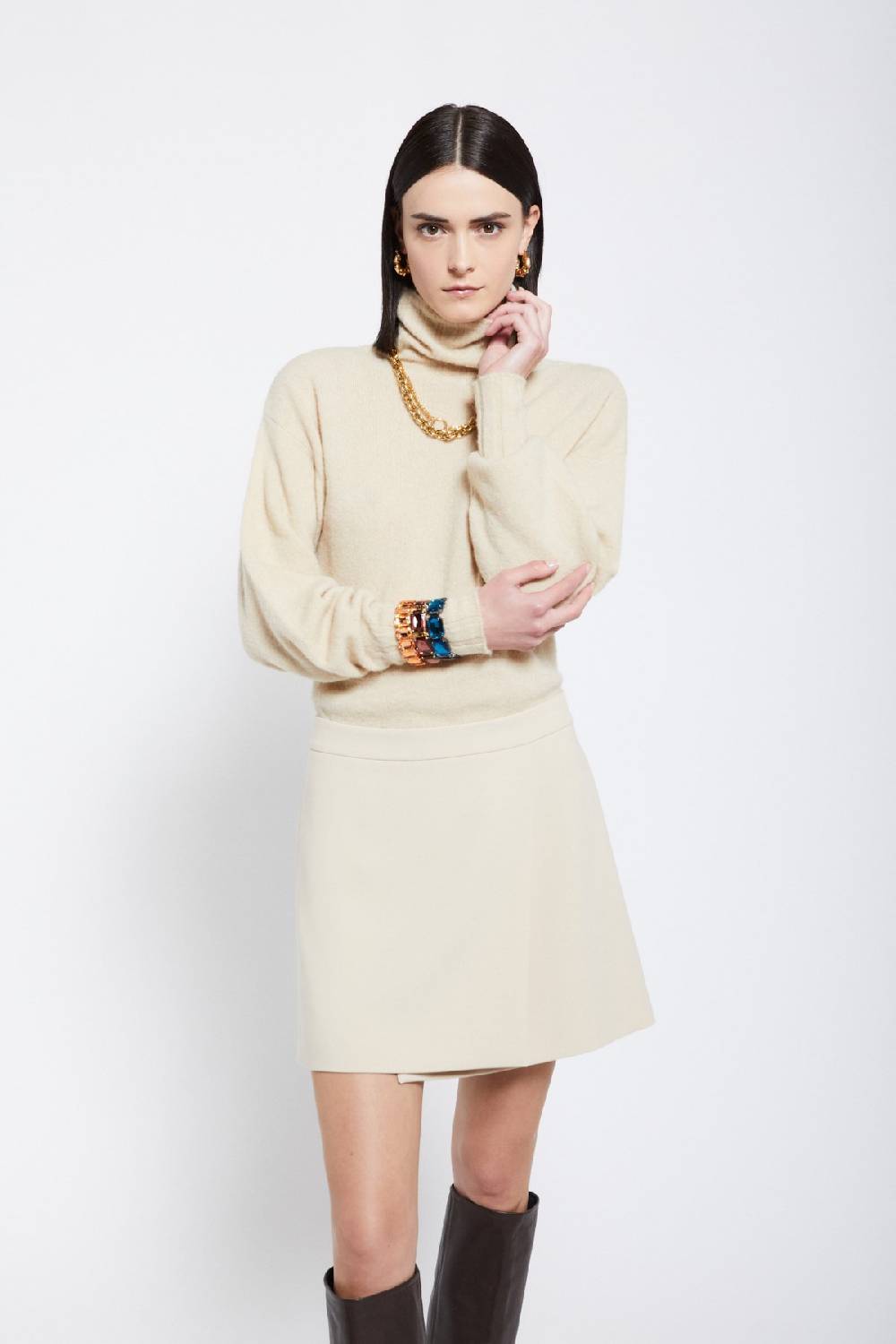 Ottod'Ame Sweater With Turtleneck