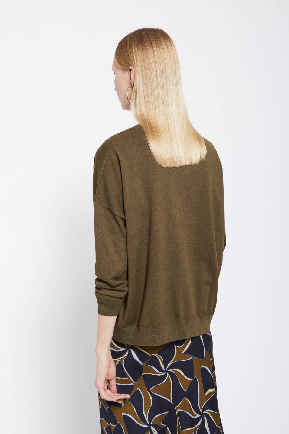 Ottod'Ame Sweater With V Neck