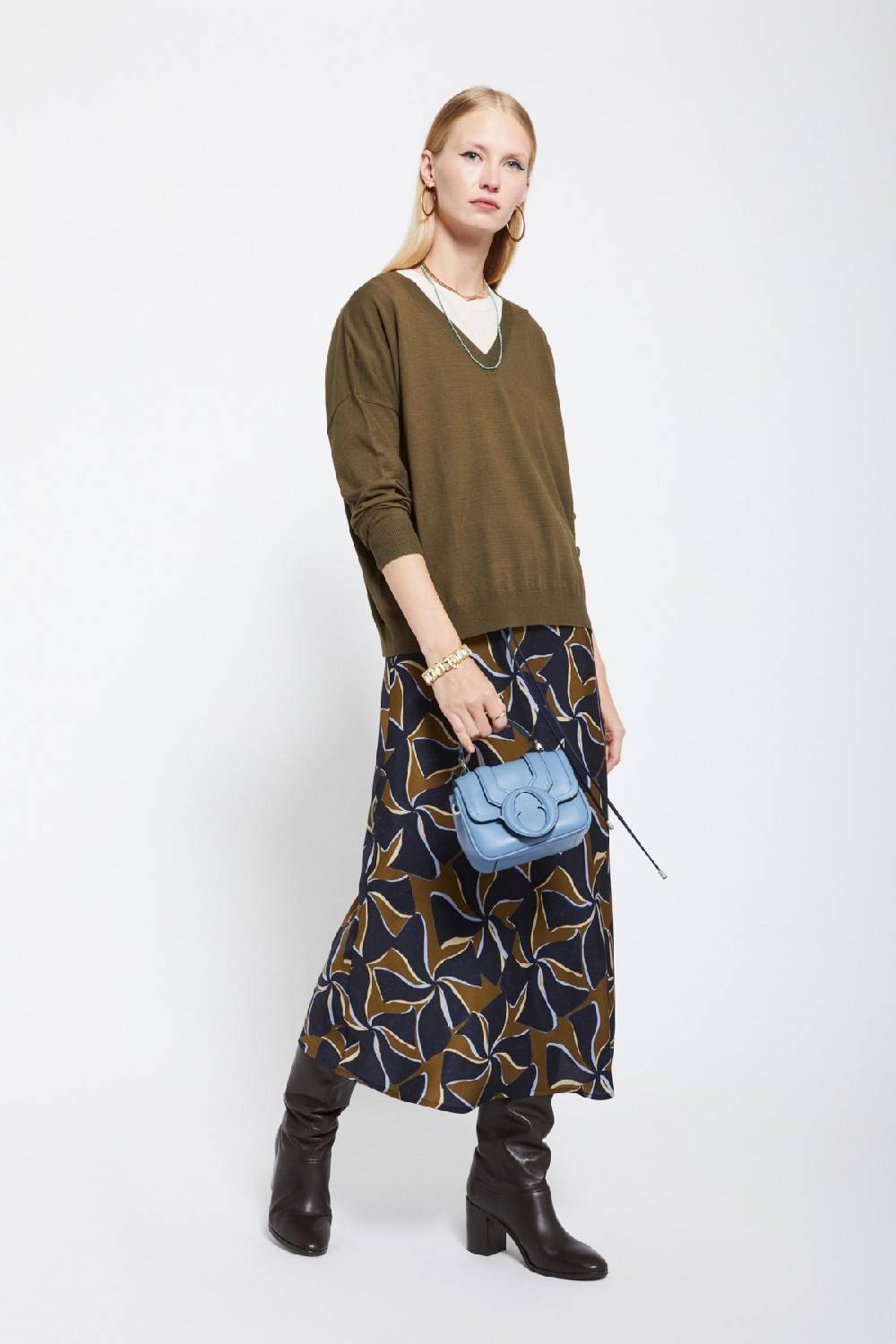 ottod'Ame Sweater with V neck