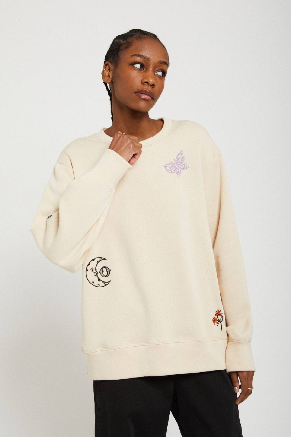 Ottod'Ame Sweatshirt With Embroidery