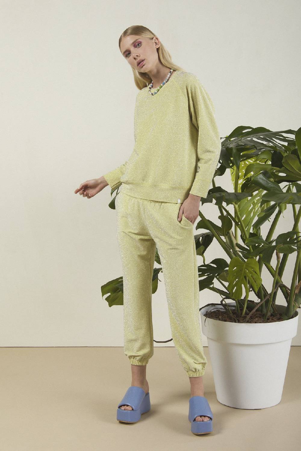 ottod'Ame Sweatshirt with lurex