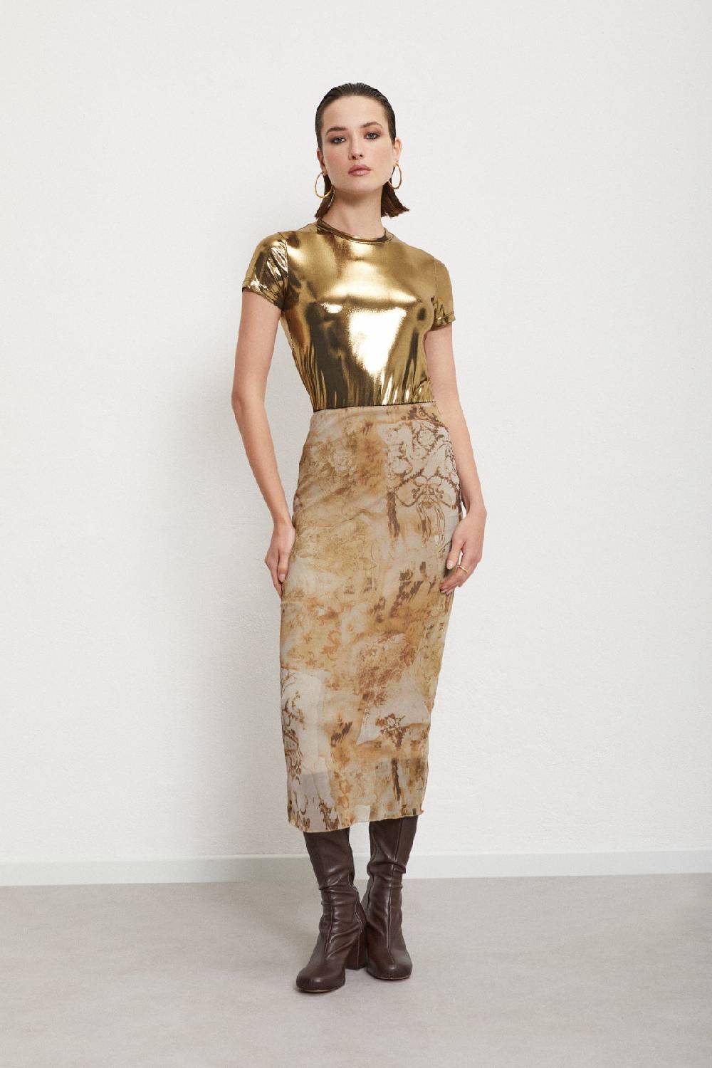 Ottod'Ame T-shirt Vinyl Effect