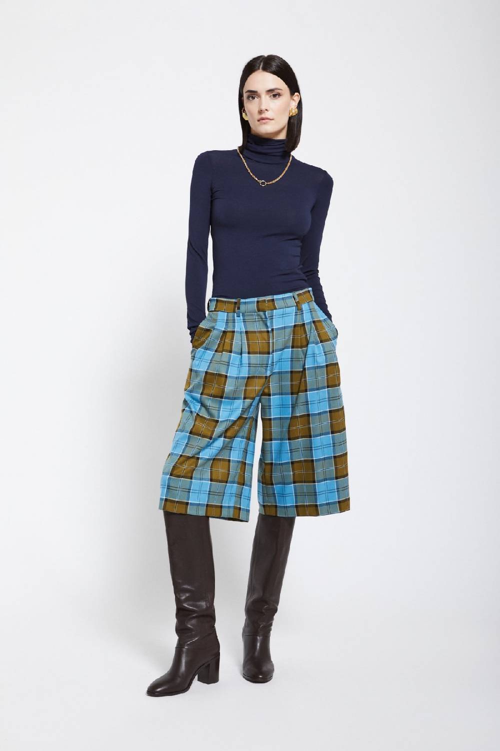 Ottod'Ame Tartan Bermuda Shorts