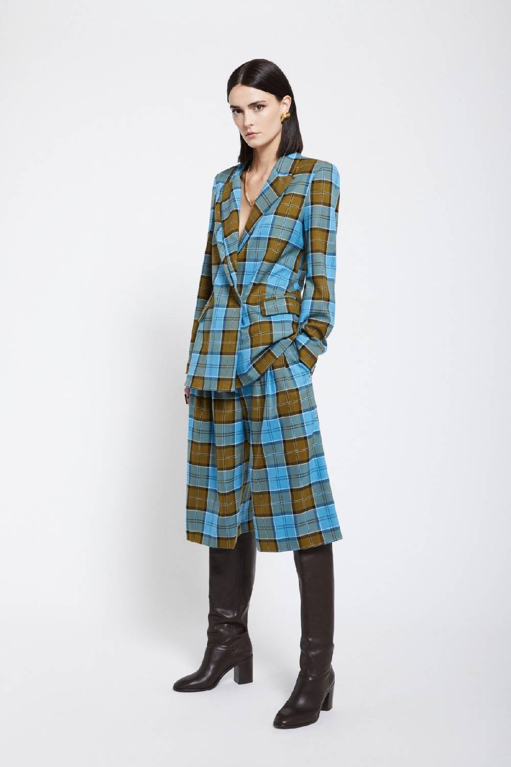 ottod'Ame Tartan bermuda shorts