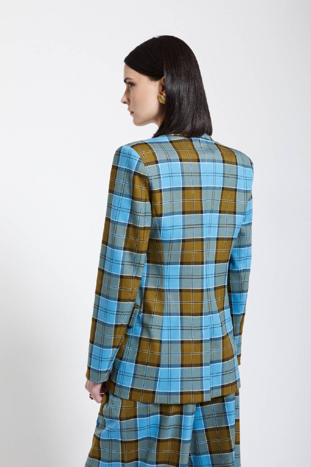 Ottod'Ame Tartan Double-breasted Jacket
