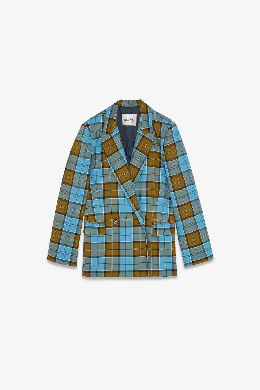 Ottod'Ame Tartan Double-breasted Jacket