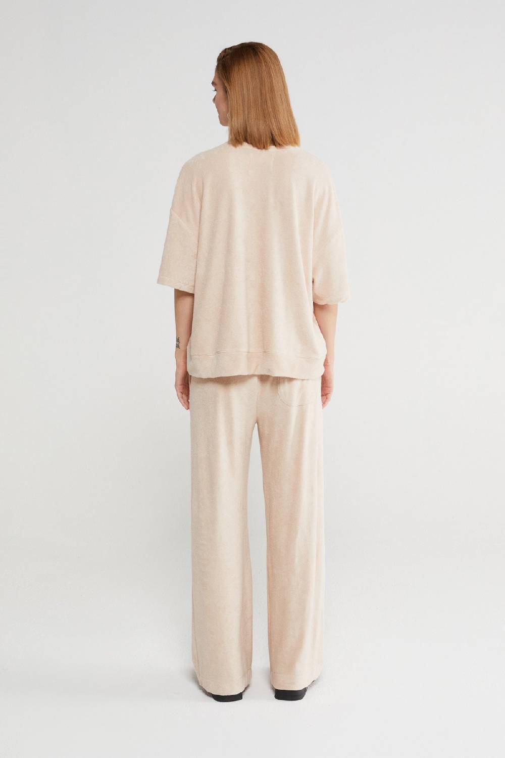 Ottod'Ame Terrycloth Palazzo Trousers