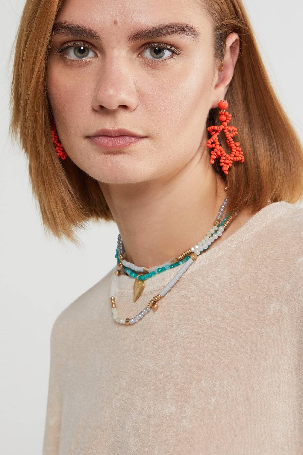 Ottod'Ame Terrycloth Sweatshirt With 3/4 Sleeves