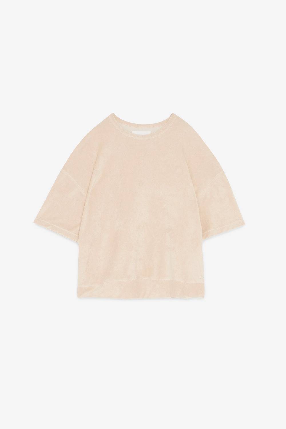 Ottod'Ame Terrycloth Sweatshirt With 3/4 Sleeves