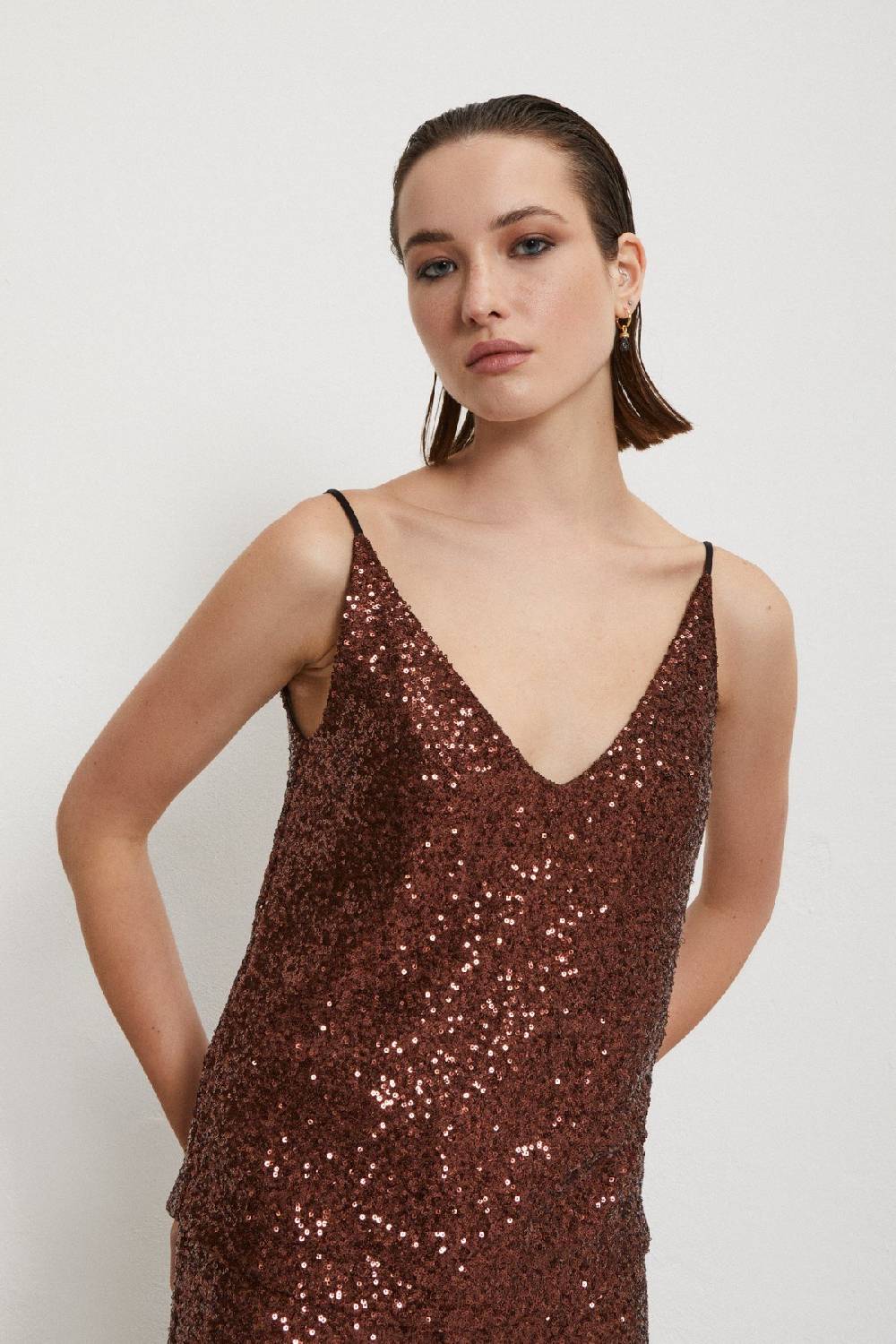 Ottod'Ame Top With Sequins