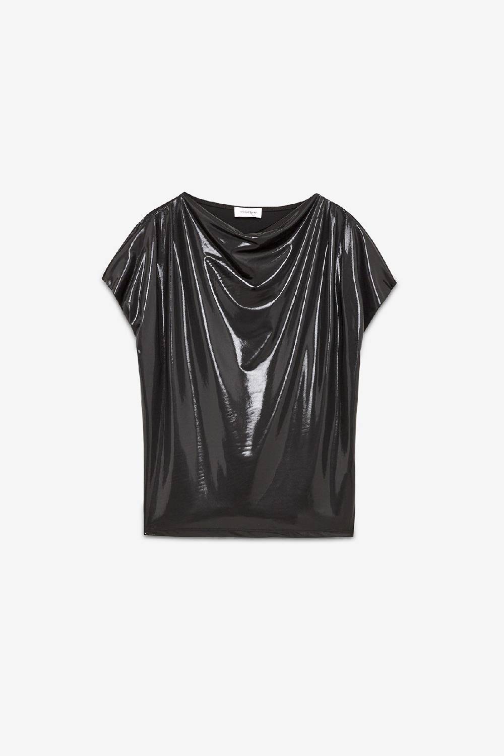 Ottod'Ame Top With Vinyl Effect