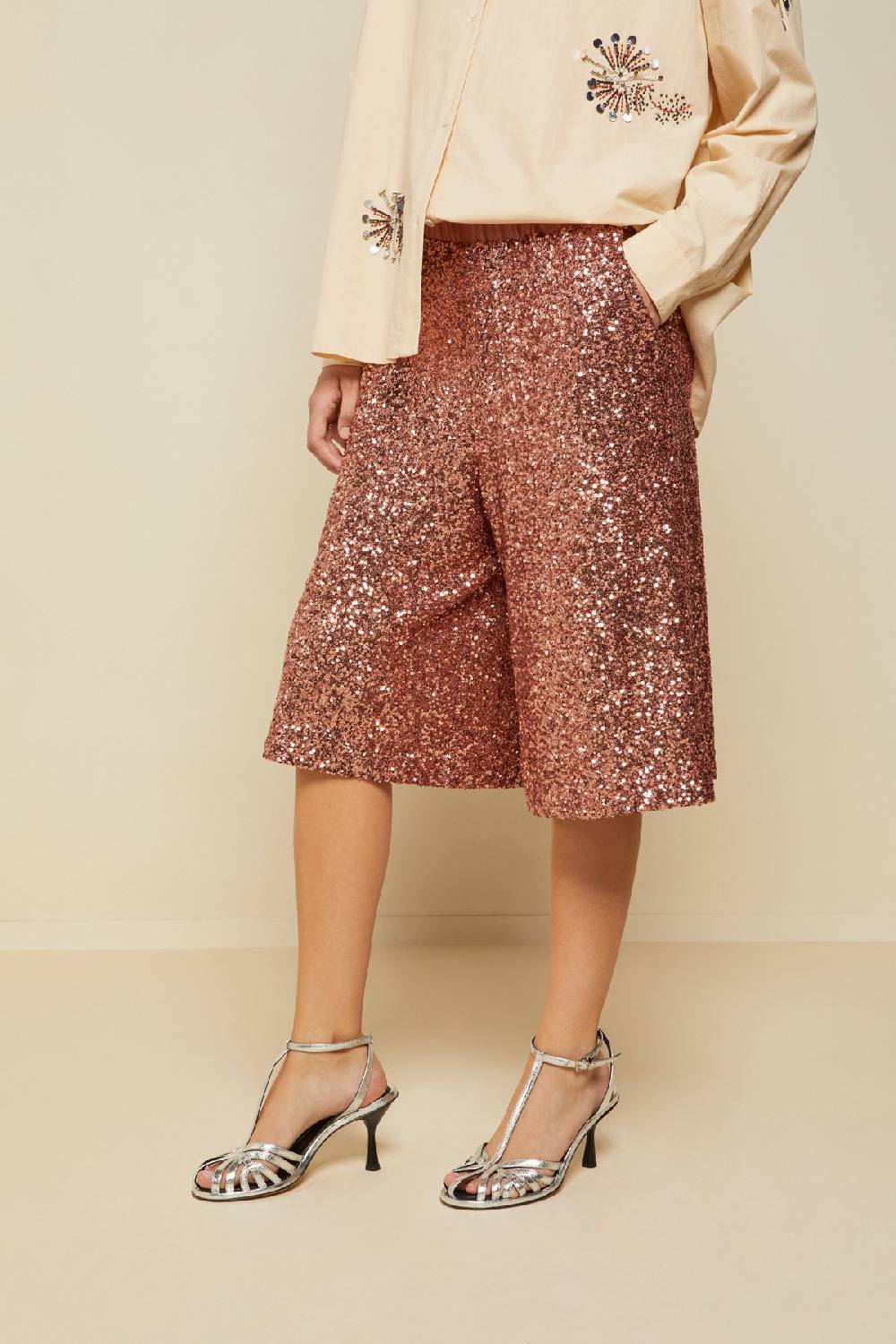 Ottod'Ame Trousers With Sequins