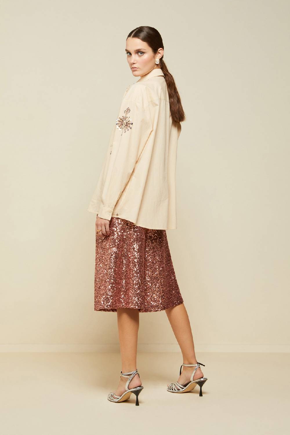 Ottod'Ame Trousers With Sequins