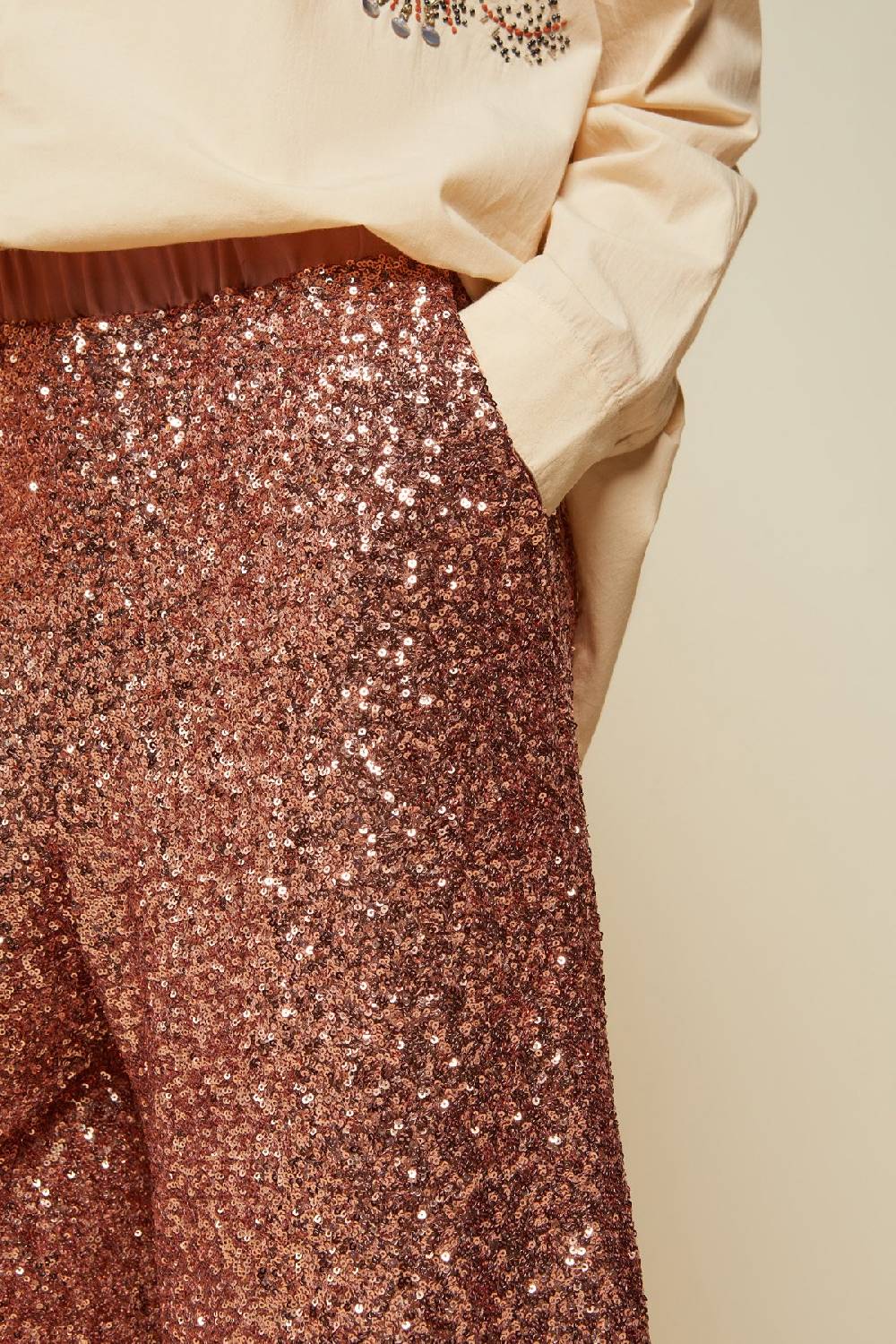 Ottod'Ame Trousers With Sequins